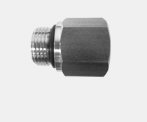 STAINLESS STEEL STRAIGHT CONNECTOR (6405) - MALE ORB x FEMALE NPT