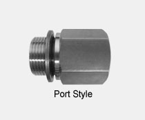STAINLESS STEEL ADAPTERS (7042) - MALE BSPP x FEMALE NPT
