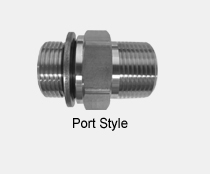 STAINLESS STEEL ADAPTERS (7032) - MALE BSPP x MALE NPT