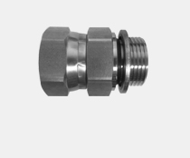 STAINLESS STEEL ADAPTERS (7022) - FEMALE JIC x MALE BSPP