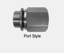 STAINLESS STEEL ADAPTERS (7042) - MALE BSPP x FEMALE NPT